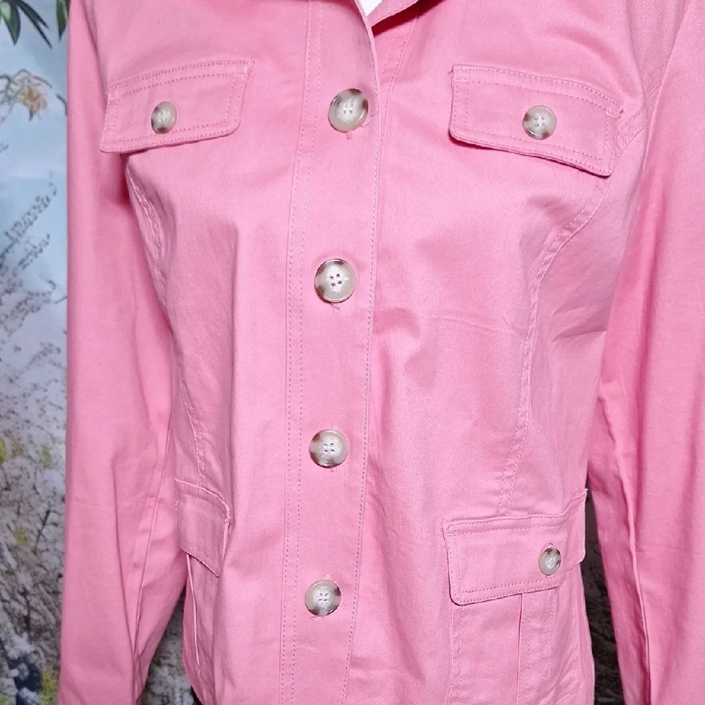 Appleseed's Pink Button-Up Blazer - Picture 4 of 14